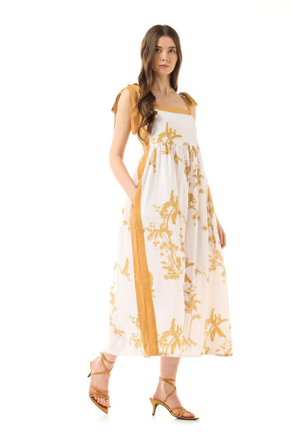 TROPIC EMPIRE DRESS