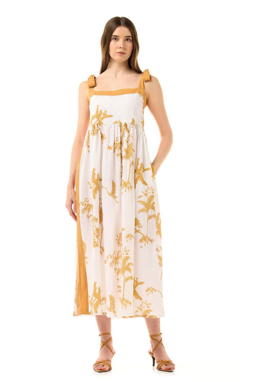 TROPIC EMPIRE DRESS