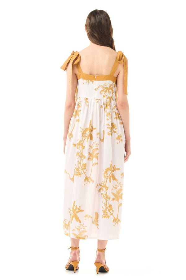 TROPIC EMPIRE DRESS