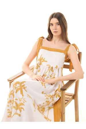 TROPIC EMPIRE DRESS