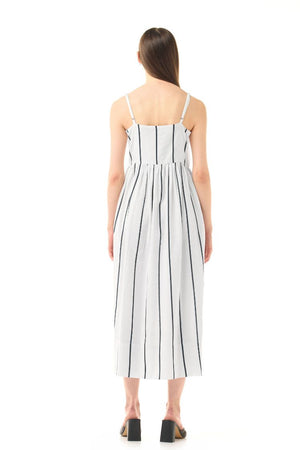 STRIPED MAXI DRESS