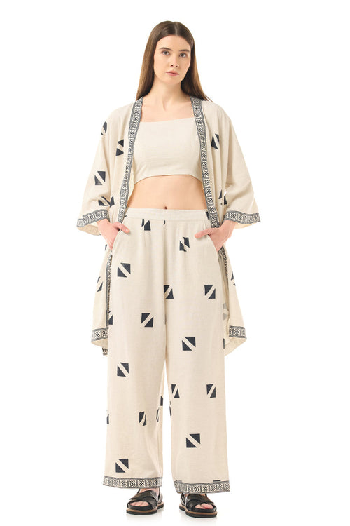 TESSERA KIMONO COORD SET