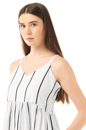 STRIPED MAXI DRESS